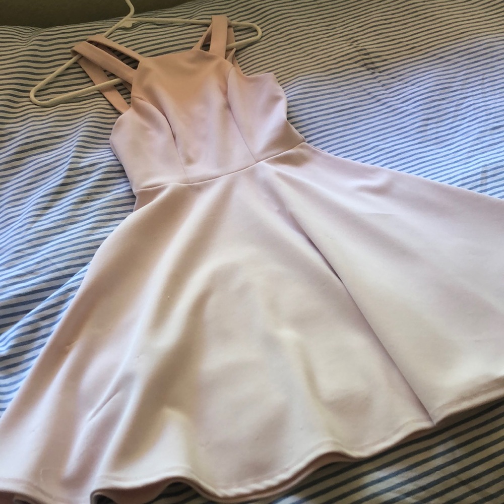 Rose colored dress